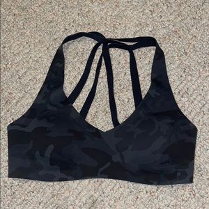 Barely Warn Camo Lululemon Sports Bra